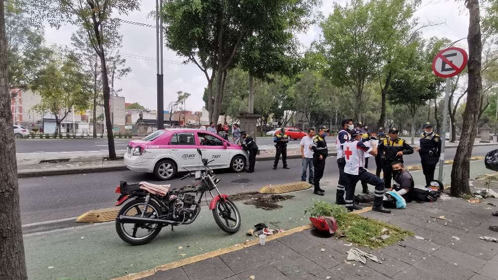 Cada vez son más comunes los accidentes viales de motocicletas. 