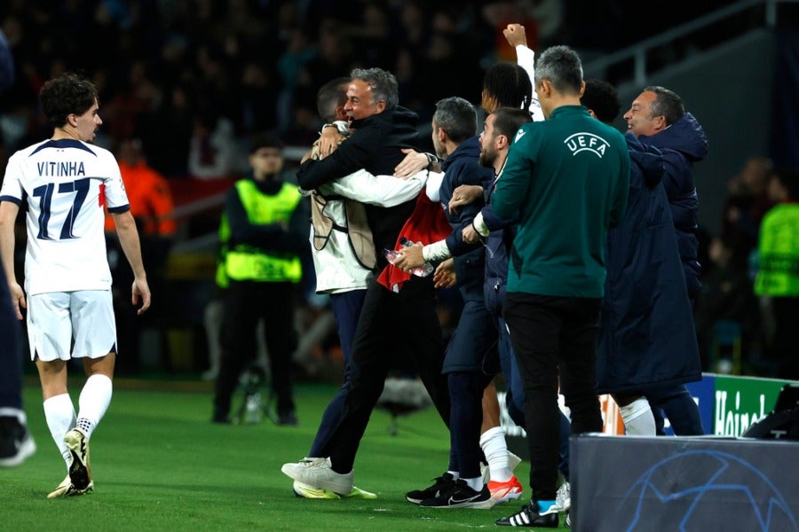 Luis Enrique con PSG