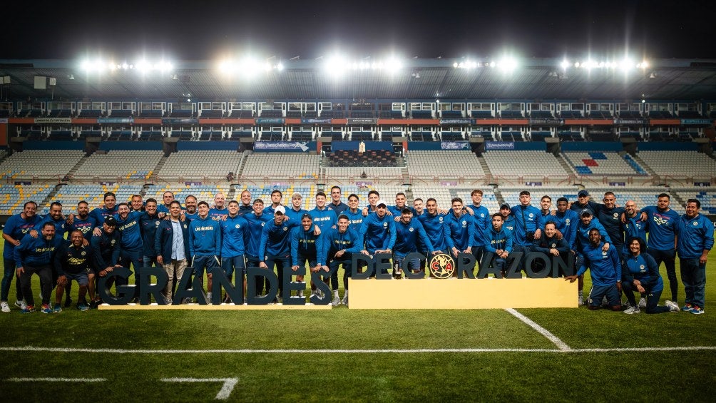 América muestra unión y se 'apodera' del Estadio Hidalgo previo a la Semifinal