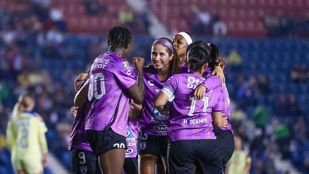 Pachuca goleó a América Femenil y ya son segundas en la tabla general