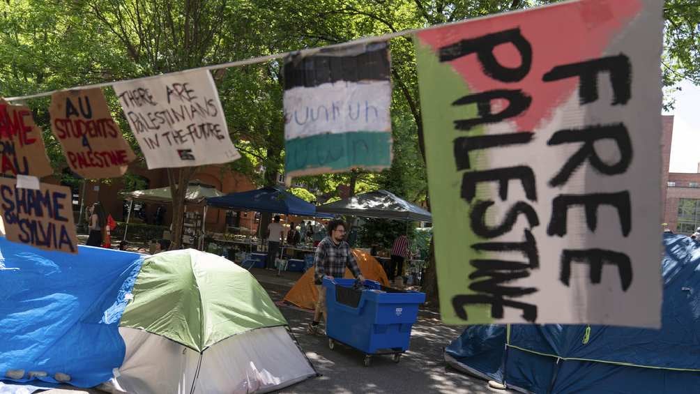 Las manifestaciones en favor de Palestina han aumentado en los Estados Unidos. 