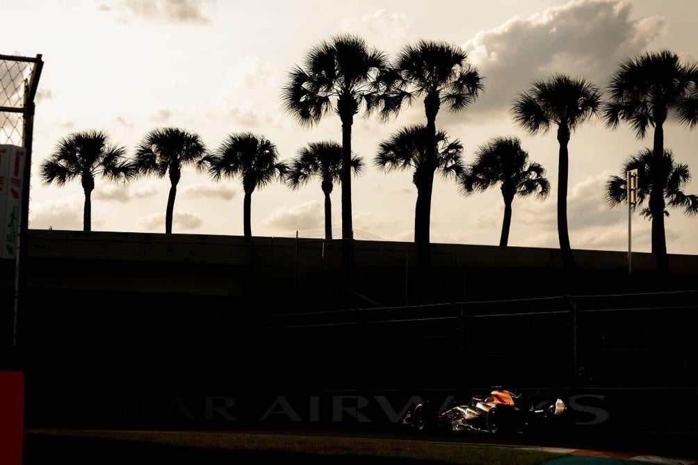 Checo Pérez en el Gran Premio de Miami 