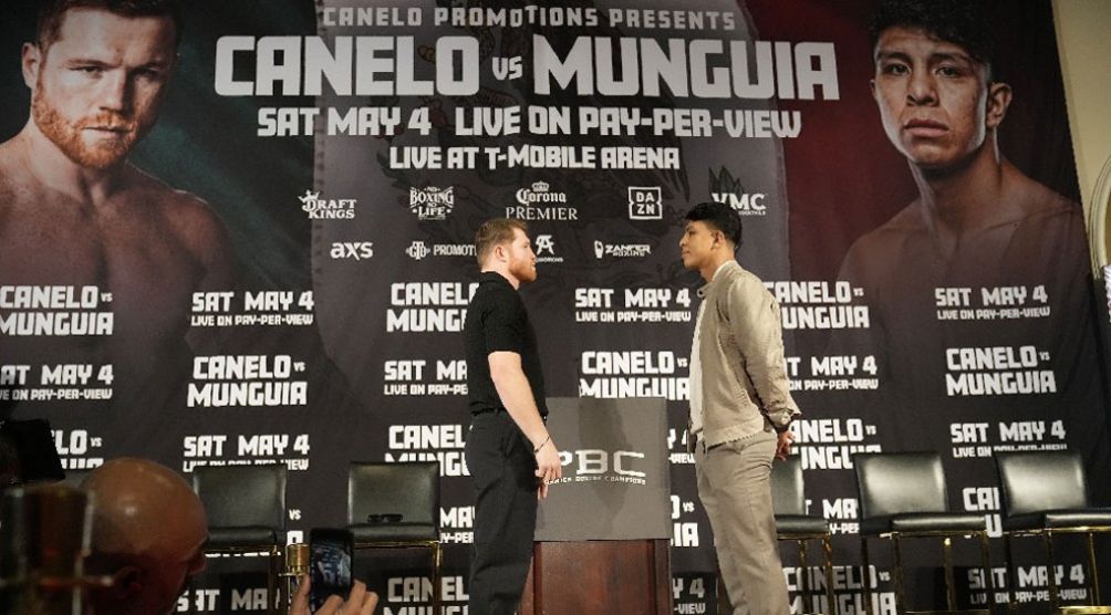 Canelo y Munguía, en uno de sus últimos cara a cara antes de la pelea en Las Vegas 