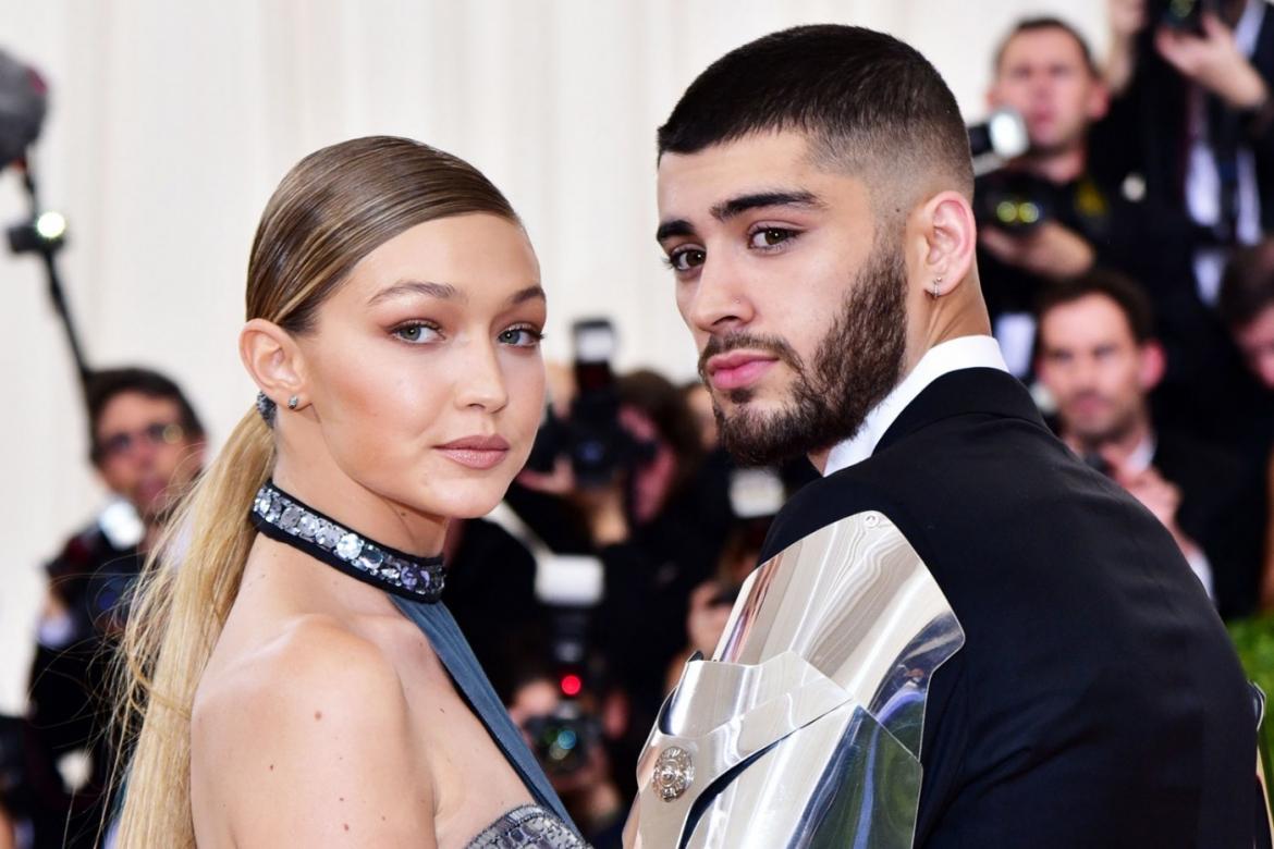 Zayn Malik y su entonces pareja Gigi Hadid en la Met Gala