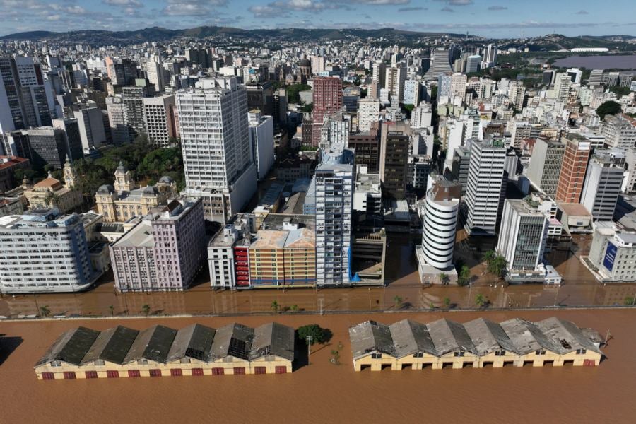 Inundaciones en Brasil