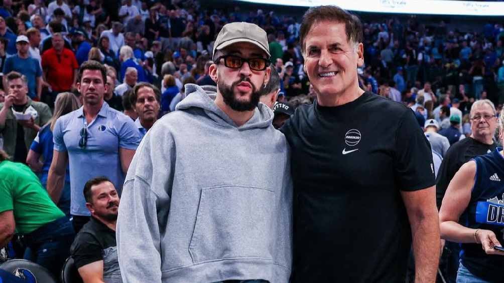 Mark Cuban y Bad Bunny se tomaron una foto