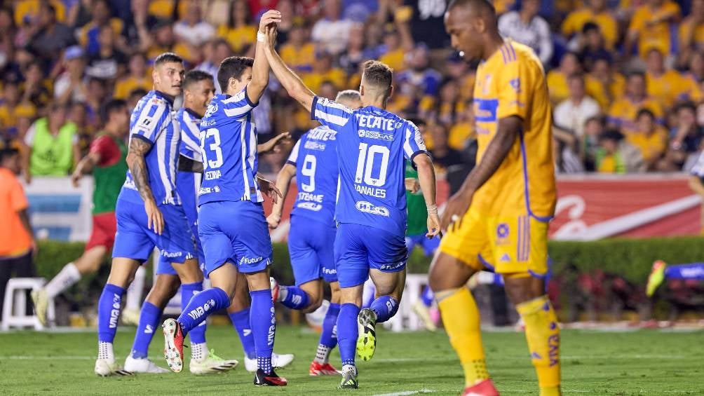 Rayados celebra un triunfo 