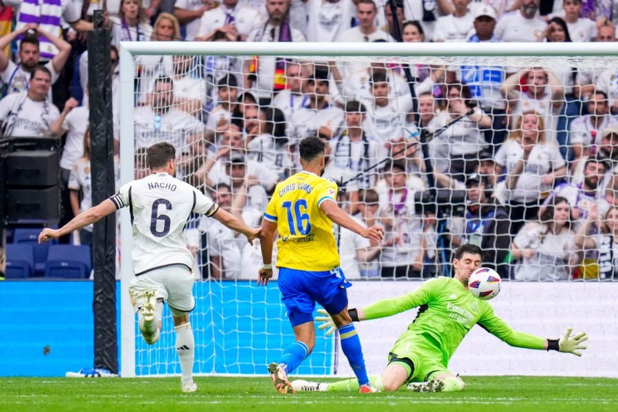 Thibaut Courtois en su regreso ante Cádiz