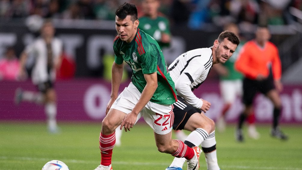 Chucky Lozano en su última convocatoria con México