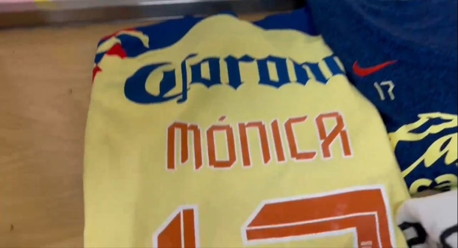 Jerseys del América con dorsal especial