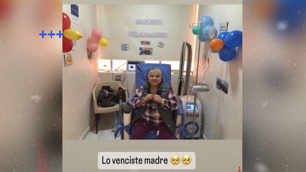 Mamá de Beltrán vence al cáncer