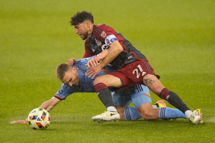 Se calentaron los ánimos entre Toronto FC y New York City FC 