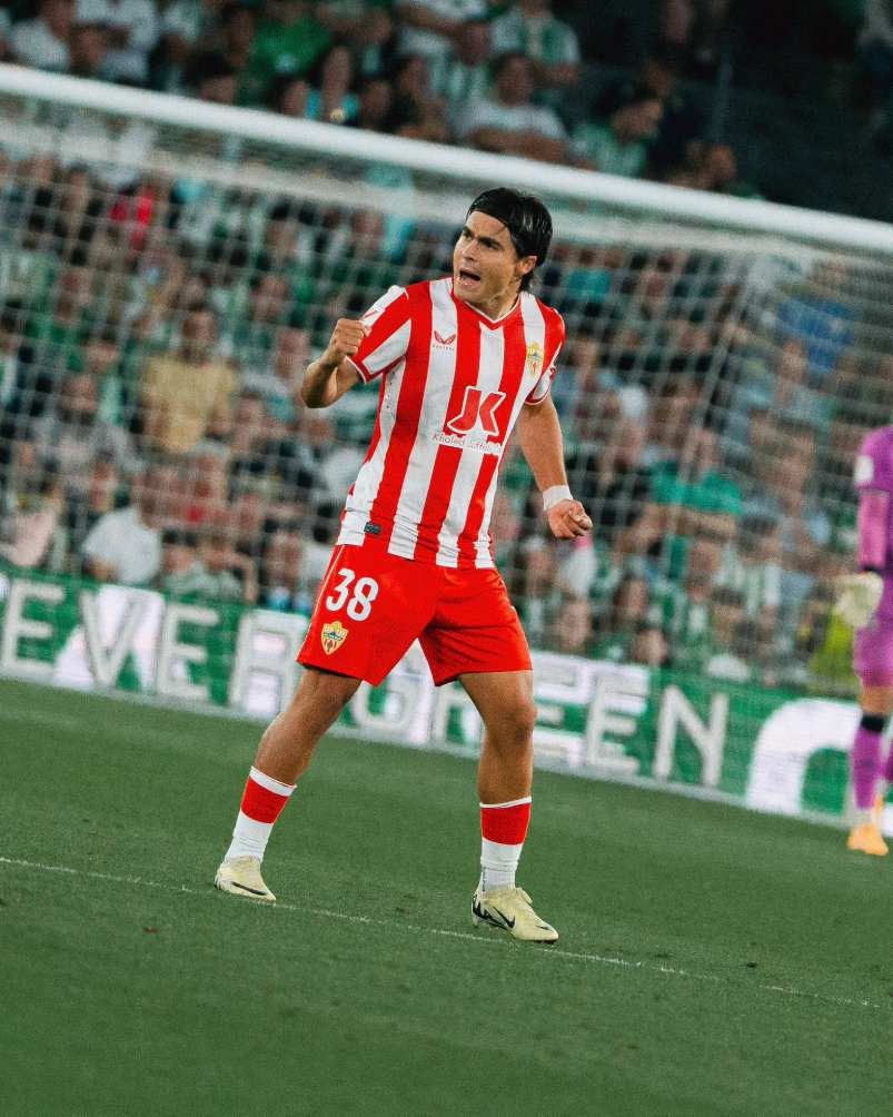 Luka Romero en el juego ante Betis