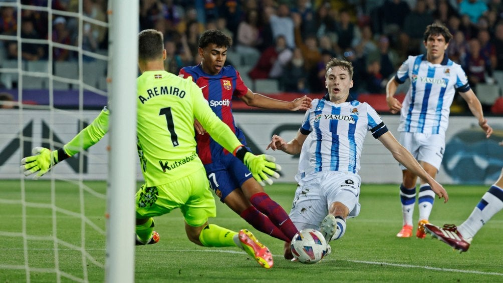 Lamine Yamal alcnazó los 5 goles en LaLiga