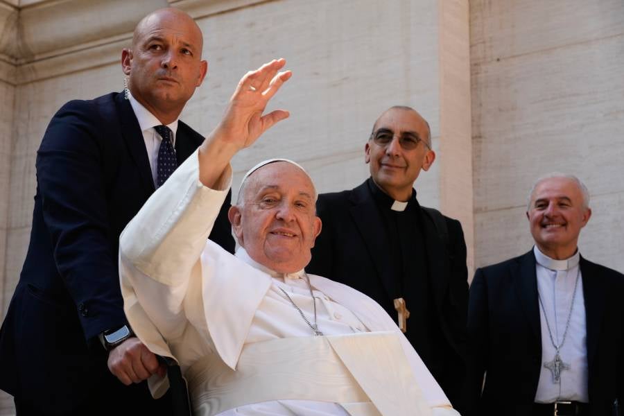 El Papa Francisco en una reunión en el Vaticano