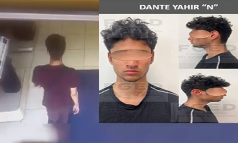 Dante Yahir se encuentra detenido en la Fiscalía