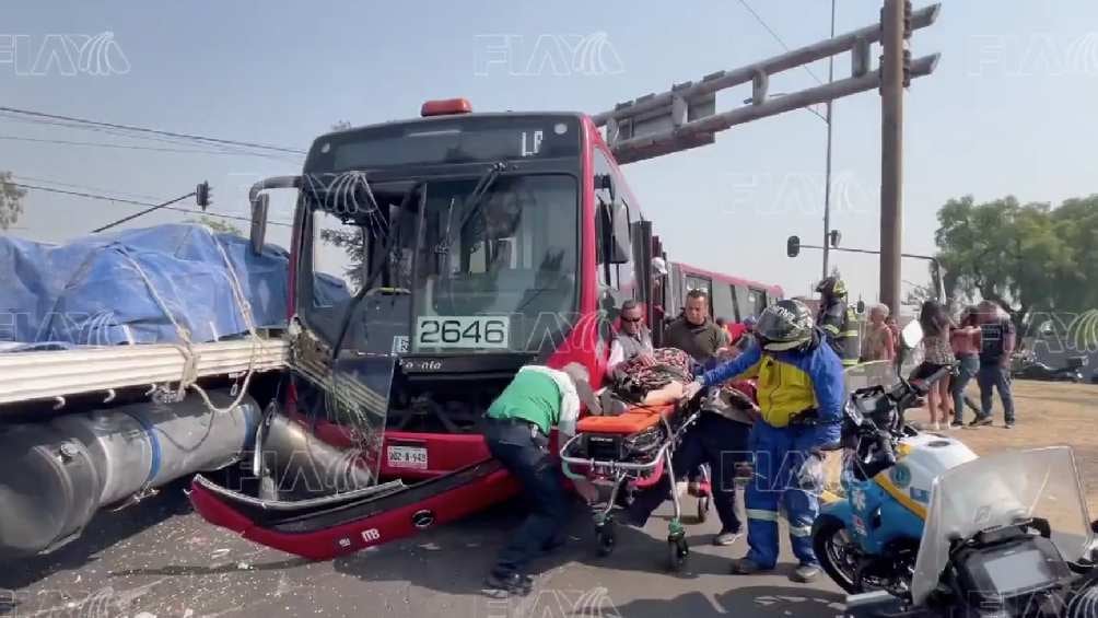 El accidente ocurrió en la colonia 20 de noviembre, de la alcaldía Venustiano Carranza. 