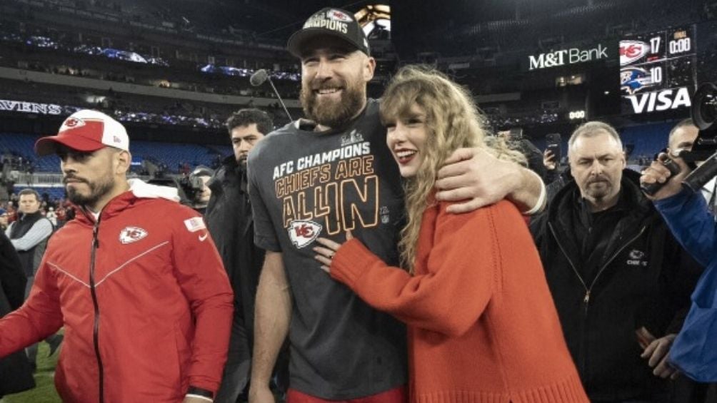 Travis Kelce y Taylor Swift la temporada pasada 