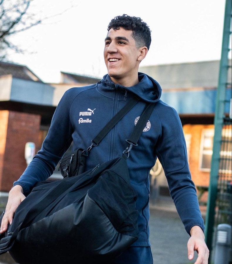 Nicolás Carrera juega en el Holstein Kiel de Alemania