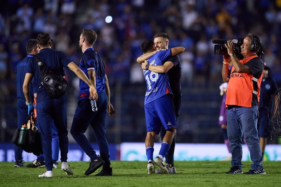 Martín Anselmi festejando el pase a la Final