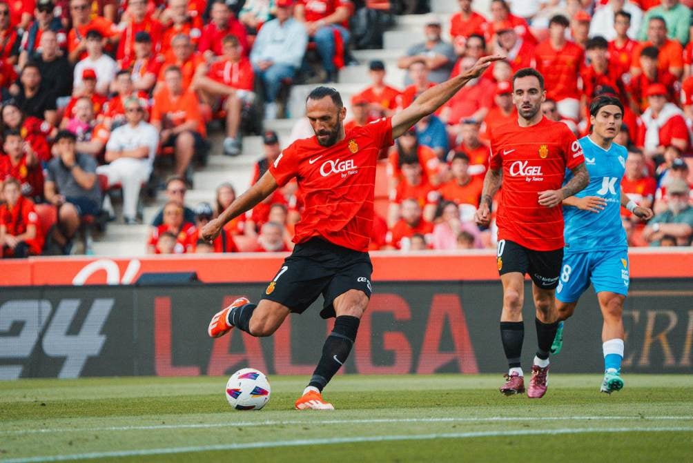 Muriqi en el compromiso ante Almería