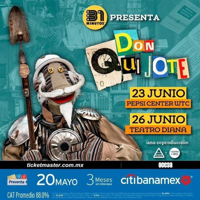 Don Quijote se presentará en CDMX y Guadalajara