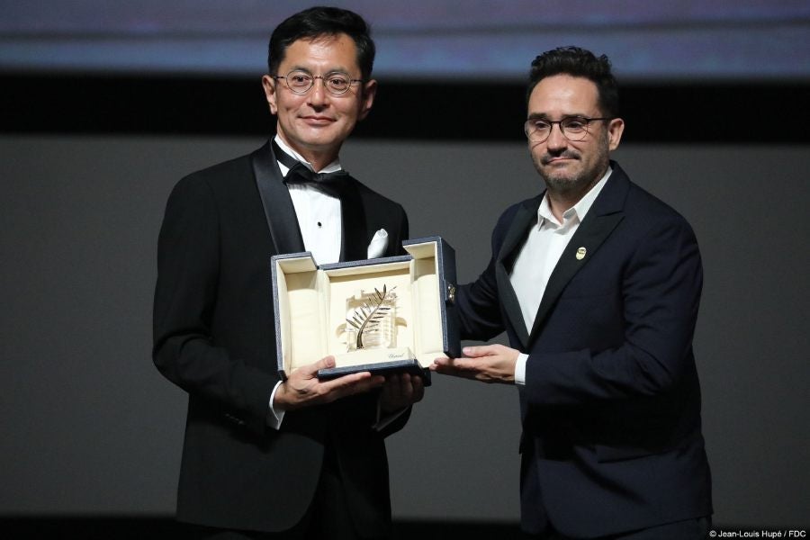 El momento en que la casa de animación recibió su Palma de Oro