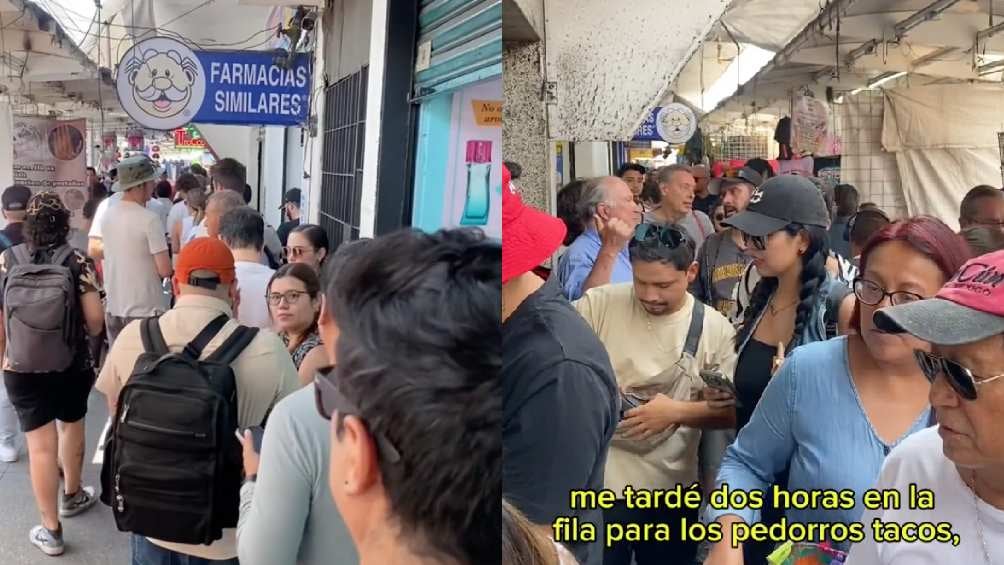 El influencer se quejó de que tuvo que hacer fila de 2 horas para ser despachado. 