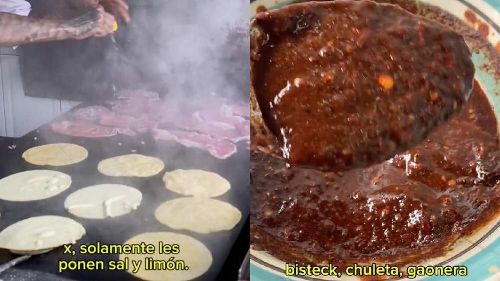 También se quejó del sabor de las salas y la carne. 