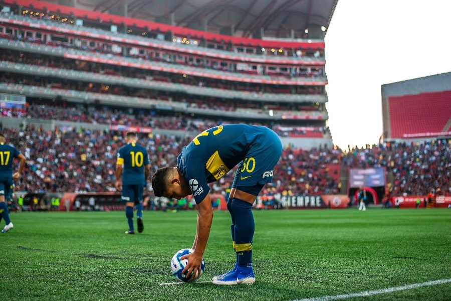 Emanuel Reynoso en su paso por Boca Juniors