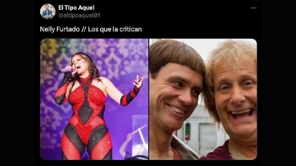 Fans de Nelly Furtado contrarrestaron los ataques con memes. 