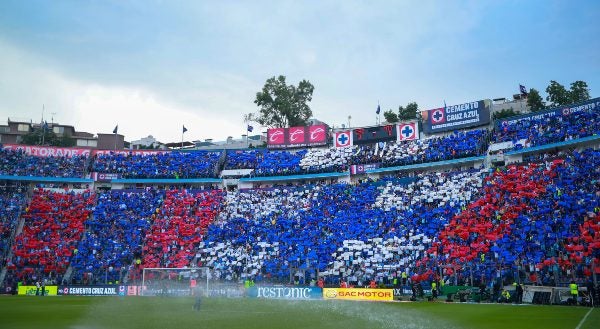 Afición de Cruz Azul en el Estadio Ciudad de los Deportes