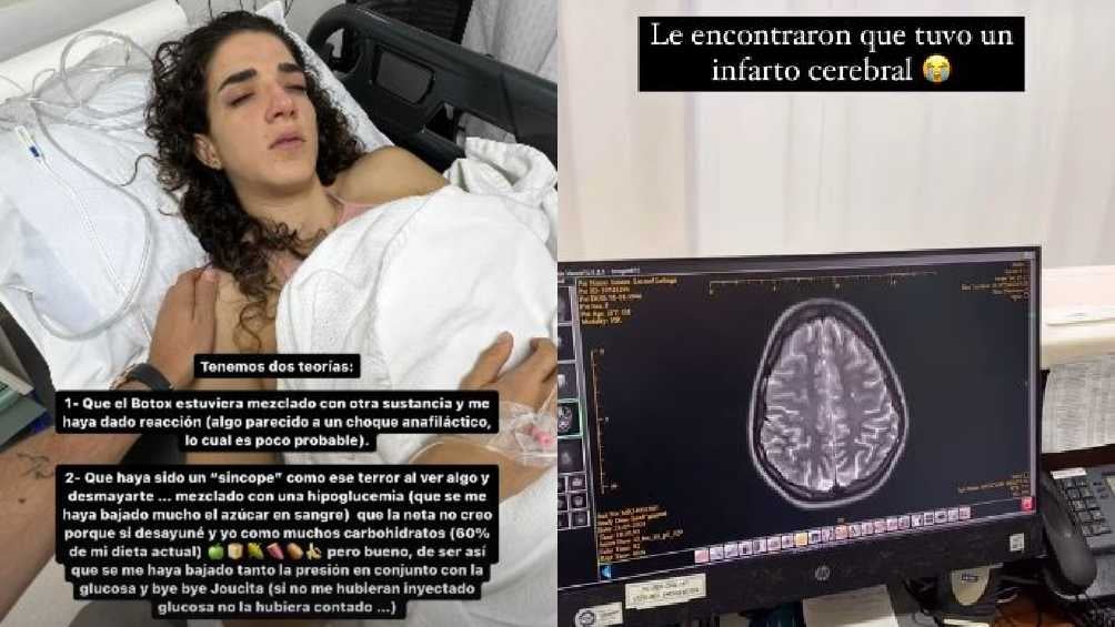 Su novio compartió que Jou había sufrido un infarto cerebral. 