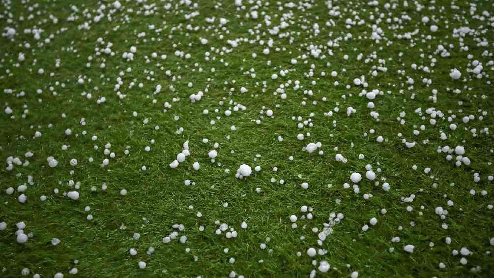 Granizada en el Azteca