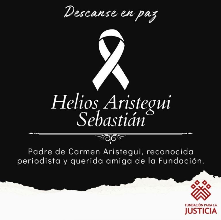 Varias organizaciones mandaron sus condolencias a Carmen Aristegui.