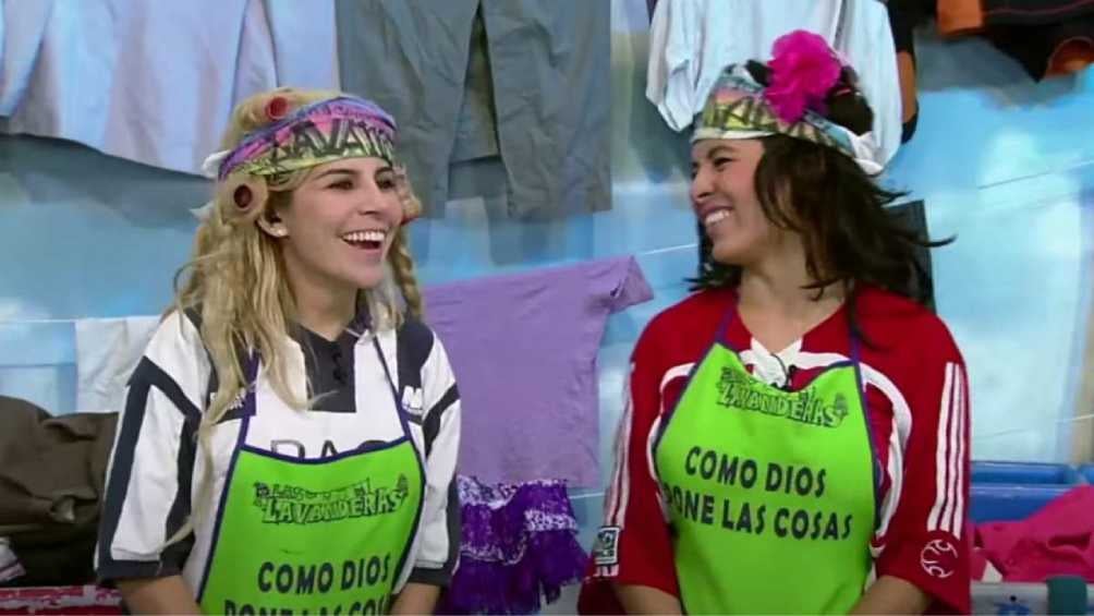 Karla Panini y Karla Luna son quienes le dieron vida a Las Lavanderas.  