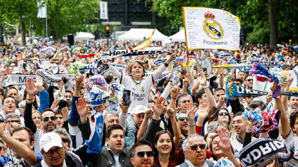 La afición del Madrid