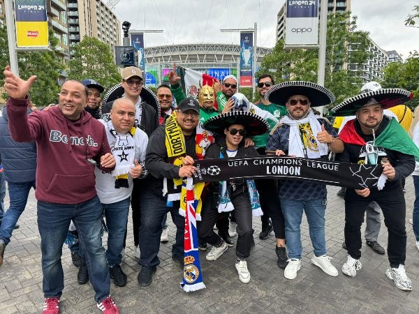 Mexicanos en Wembley para la Final de Champions