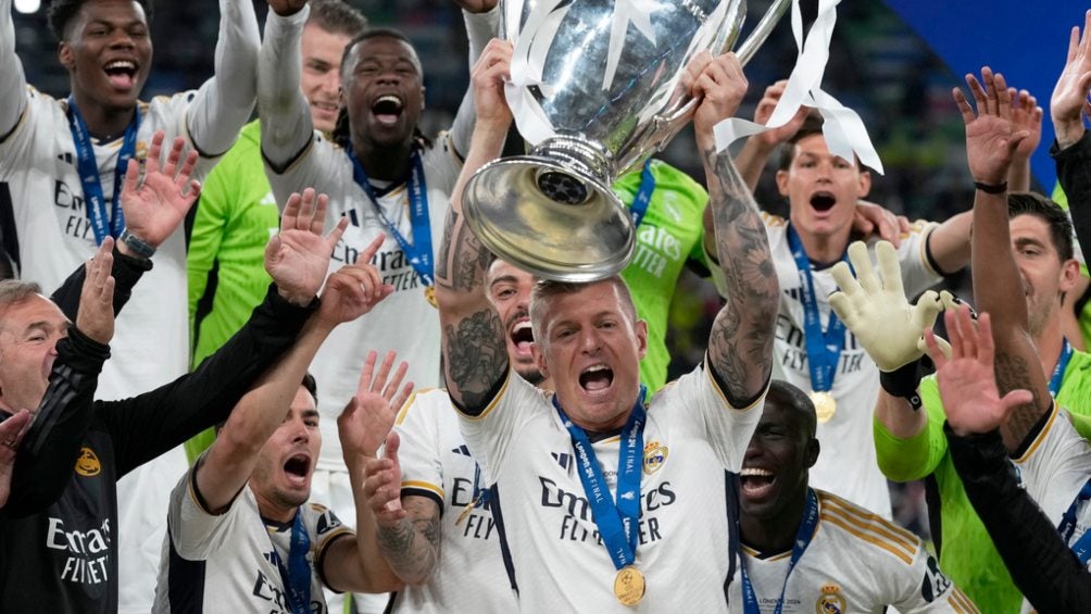 Kroos ganó cinco Champions League con el Madrid