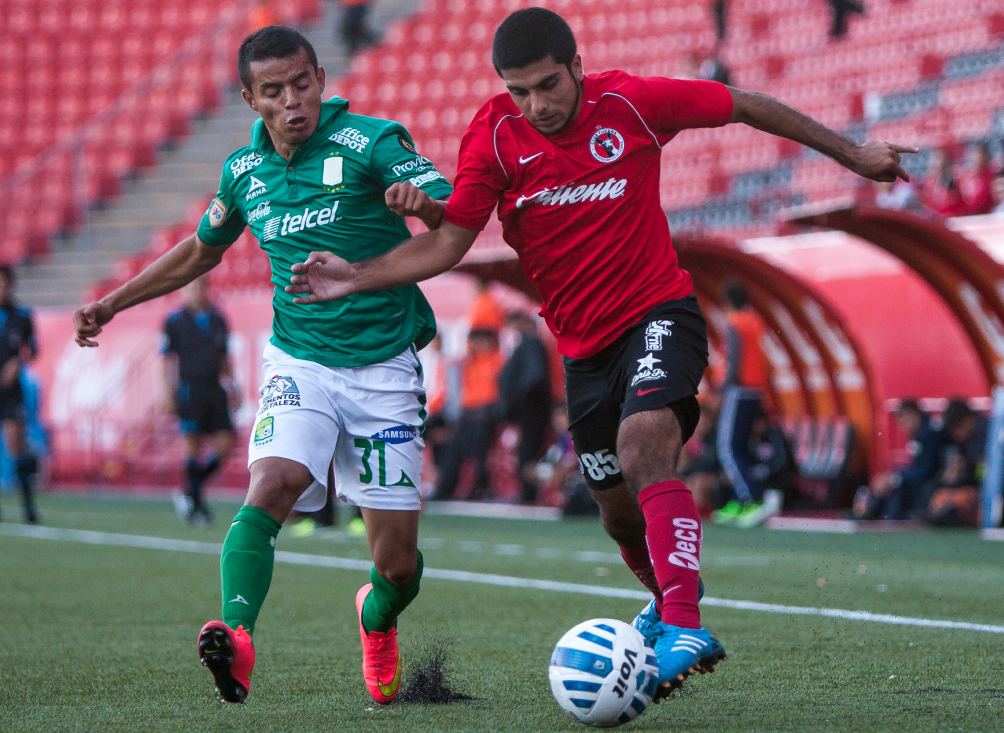 Jorge Luis Calderón en su etapa con el León