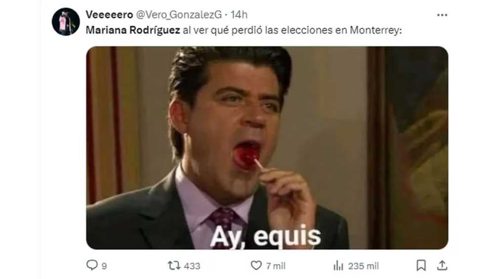 "Ay, equis", esa fue para muchos la respuesta de Mariana a su caída. 