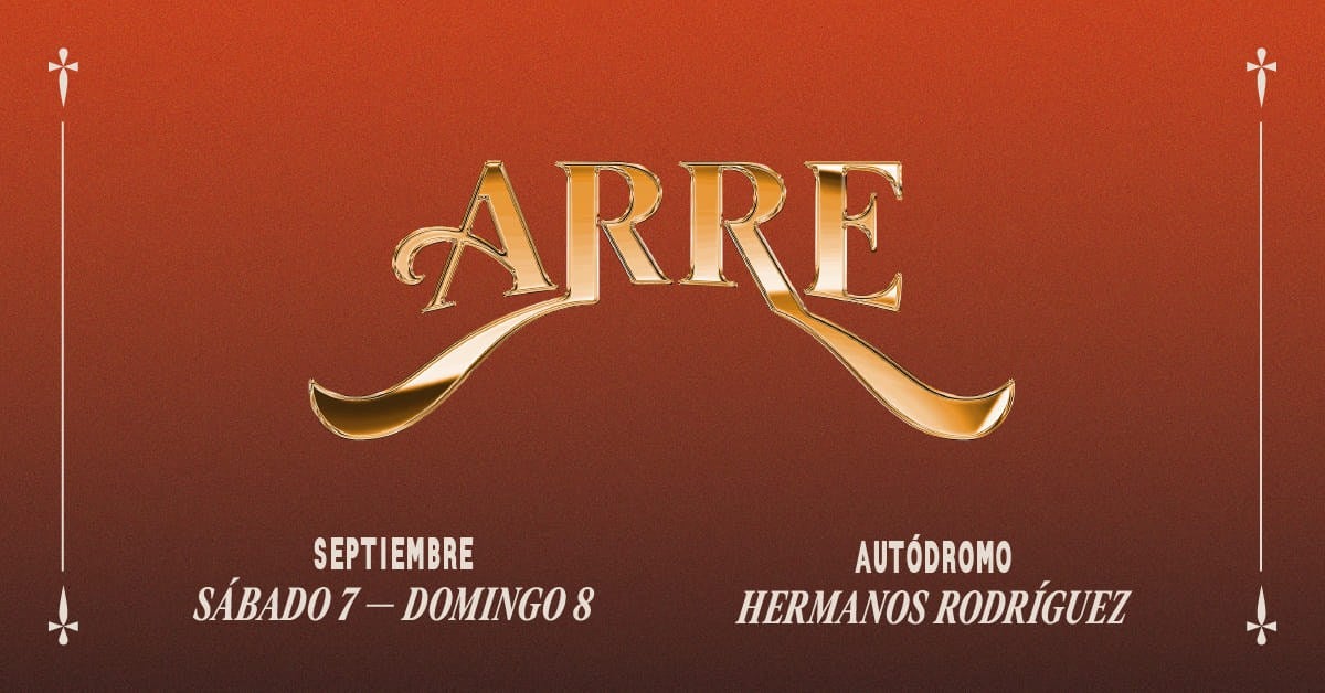 El Festival Arre se realizará los próximos 7 y 8 de septiembre.