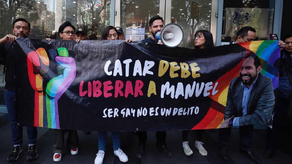 Varios colectivos pedían justicia por Manuel Guerrero. 