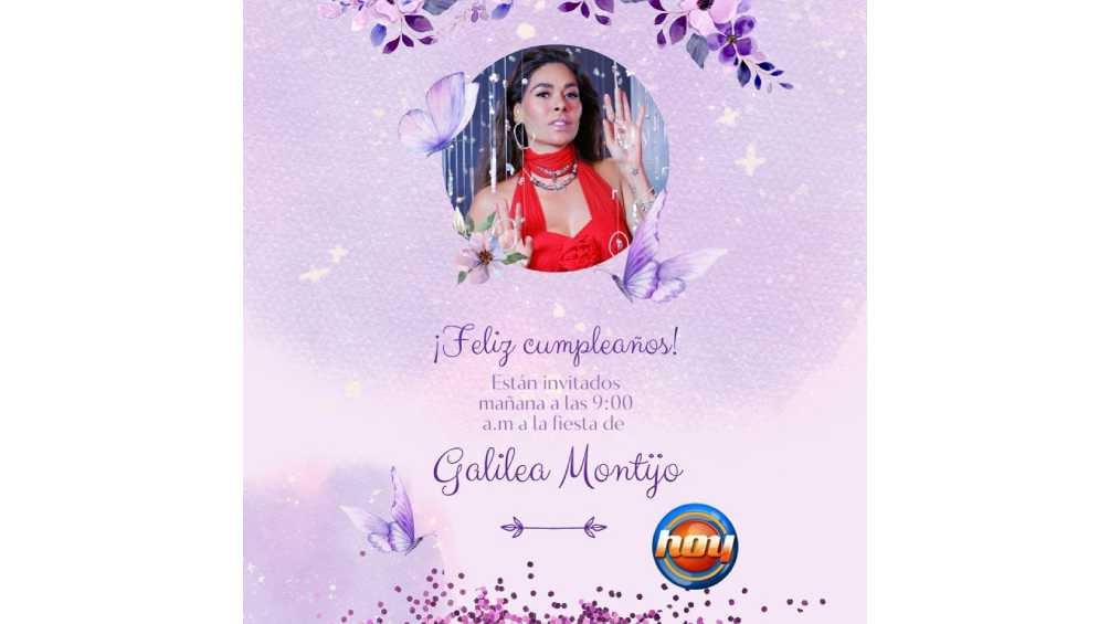 La producción felicitó a Galilea Montijo en redes sociales. 