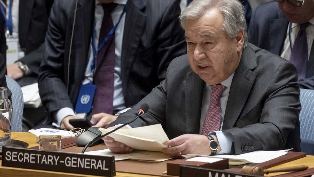 El secretario general António Guterres hizo un llamado a las grandes potencias del mundo. 