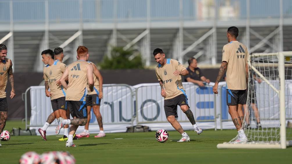 Argentina en el entrenamiento