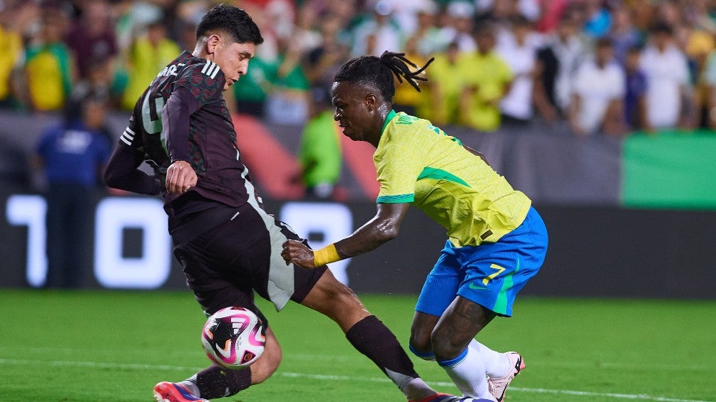 Vinicius Jr. y Edson Álvarez intercambiaron playeras tras el México vs Brasil