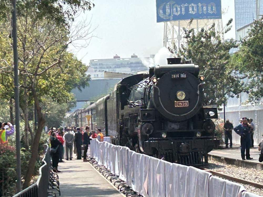 El tren estuvo unas hora en la zona de Polanco, pero ya regresó a Canadá.