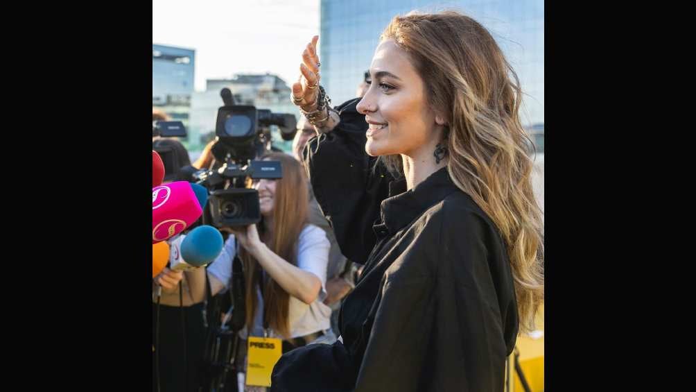 De visita en España, Paris Jackson habló con los medios de comunicación. 