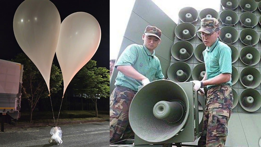 Corea del Norte ha enviado globos llenos de heces a Corea del Sur